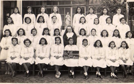 Alumnas Escuela Santa Filomena-Lota-1946